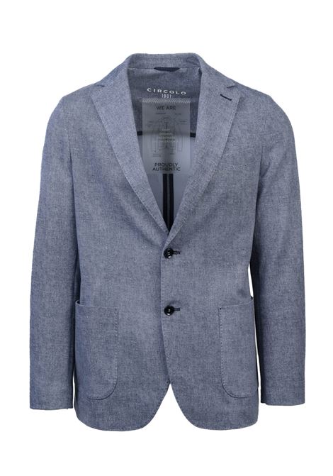 Eleganza Casual: Giacca Circolo Monopetto a Due Bottoni in Indaco CIRCOLO 1901 | Giacche | CN4319IND